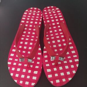 New coach flip flops size 9